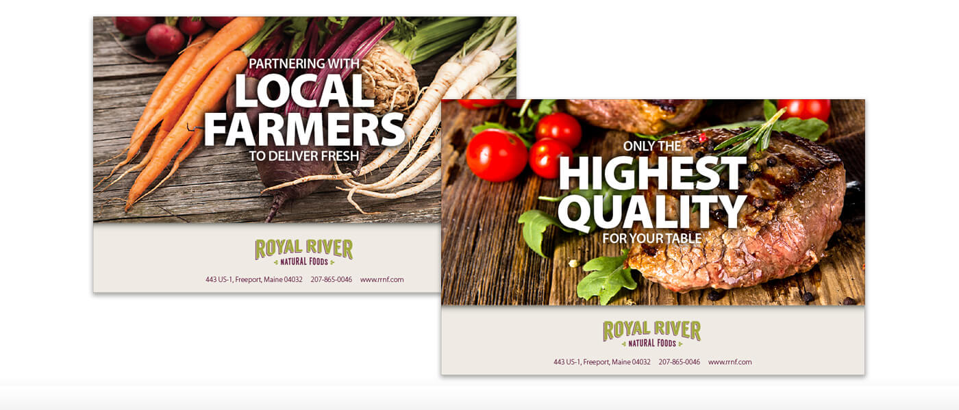 Royal River Natural Foods Website Design in Maine