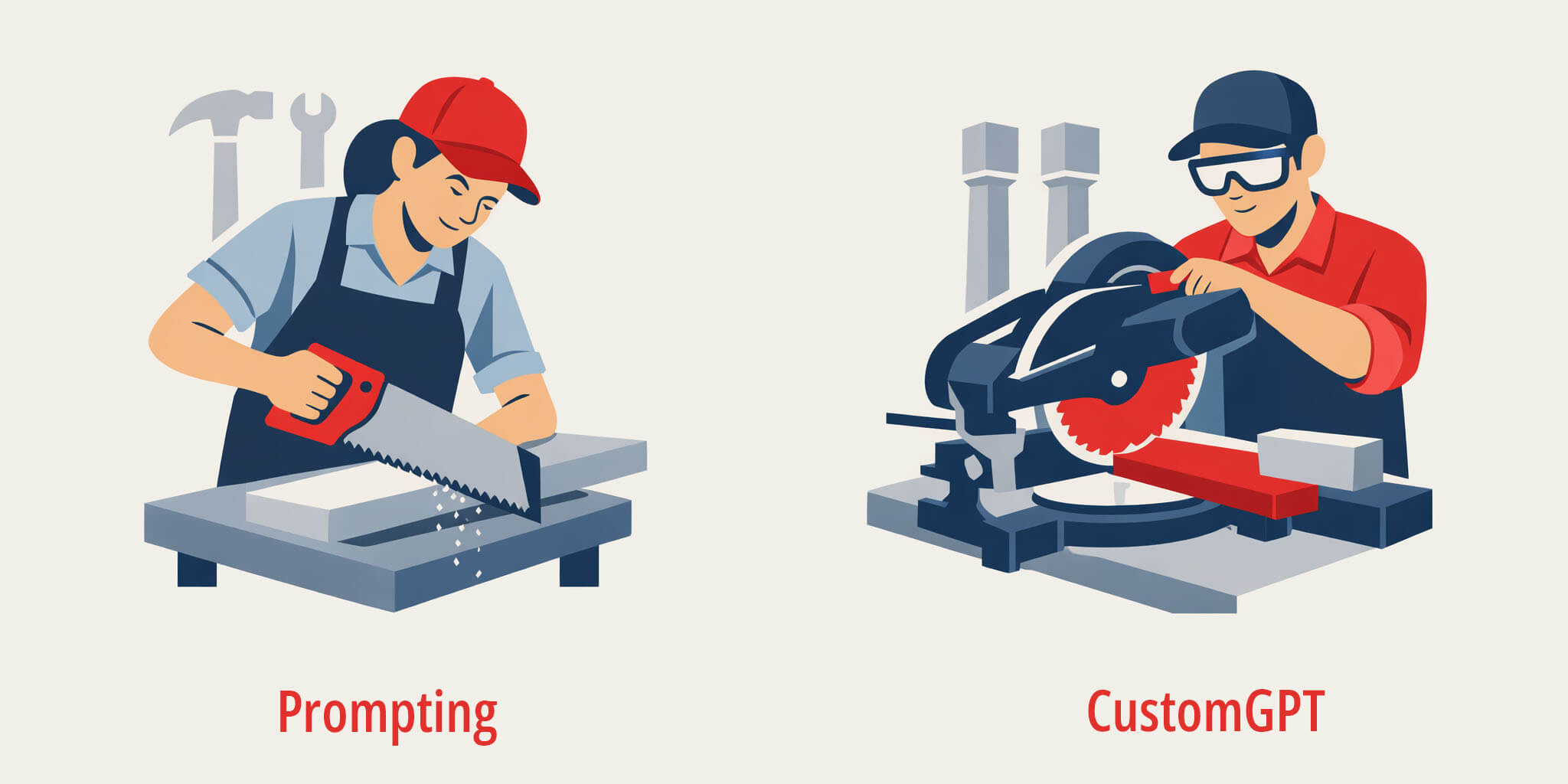 prompting vs customgpt - flyte new media
