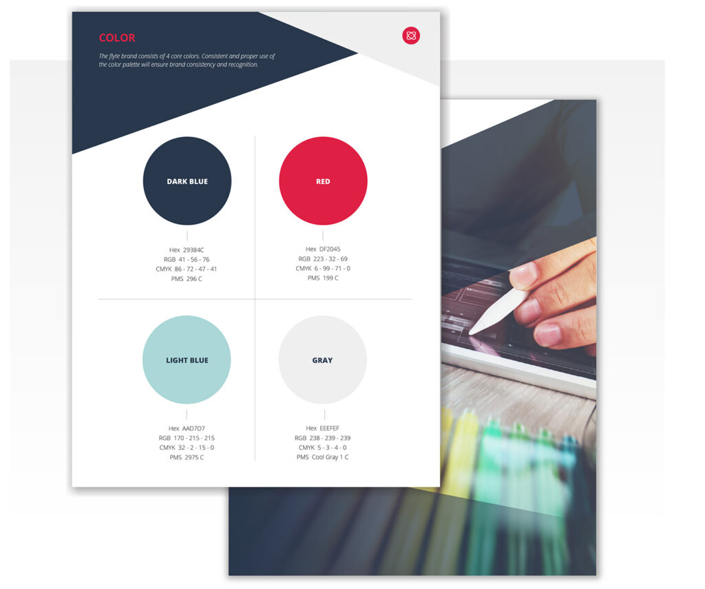 Color Brand Guide - flyte new media